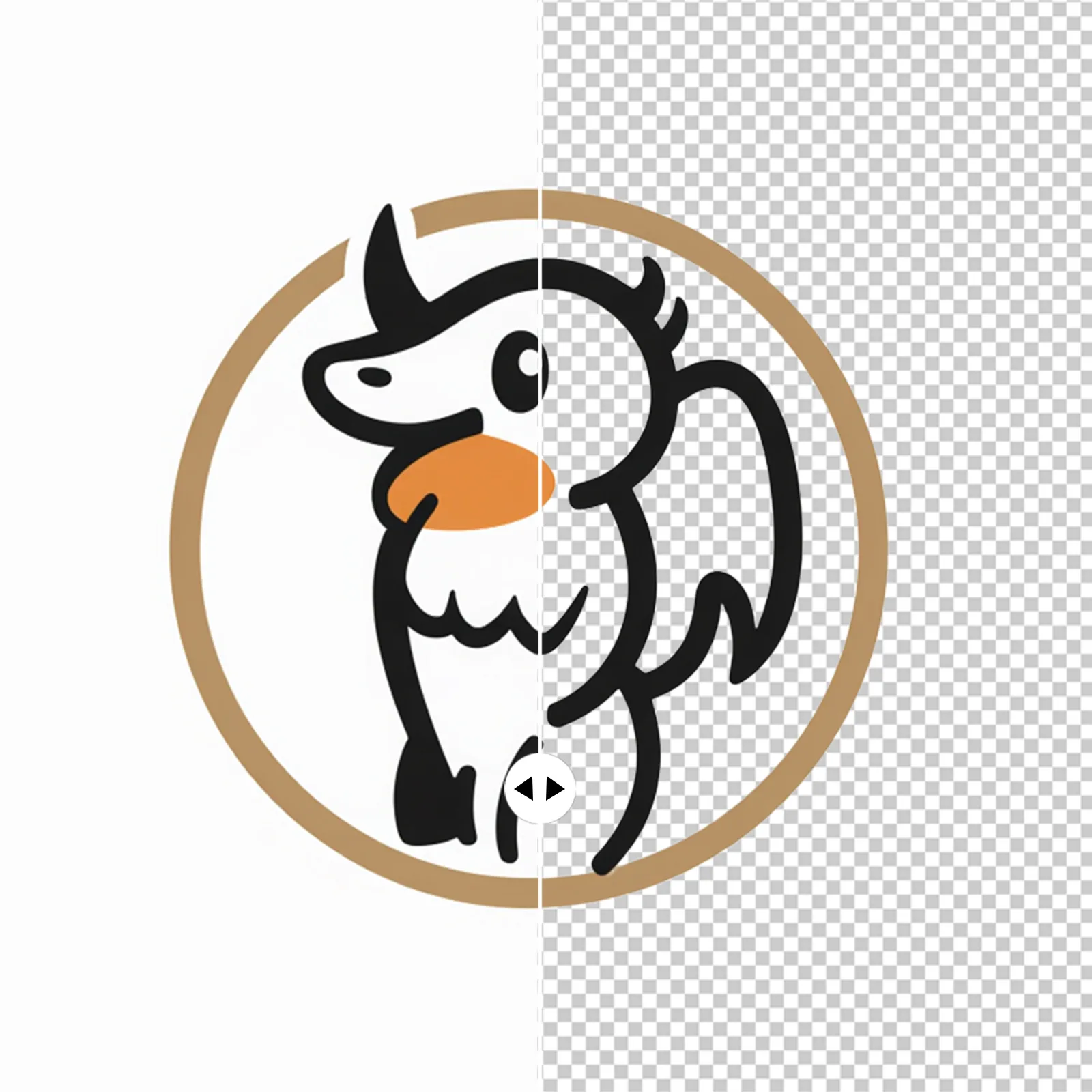 remove logo from backgrounds