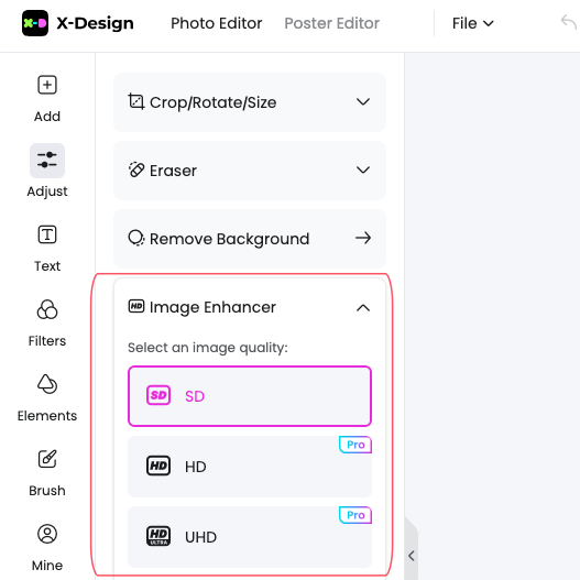 document picture enhancer online