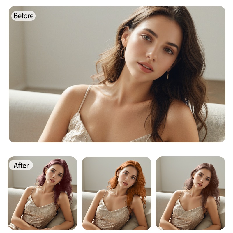 ai hair color changer 1233