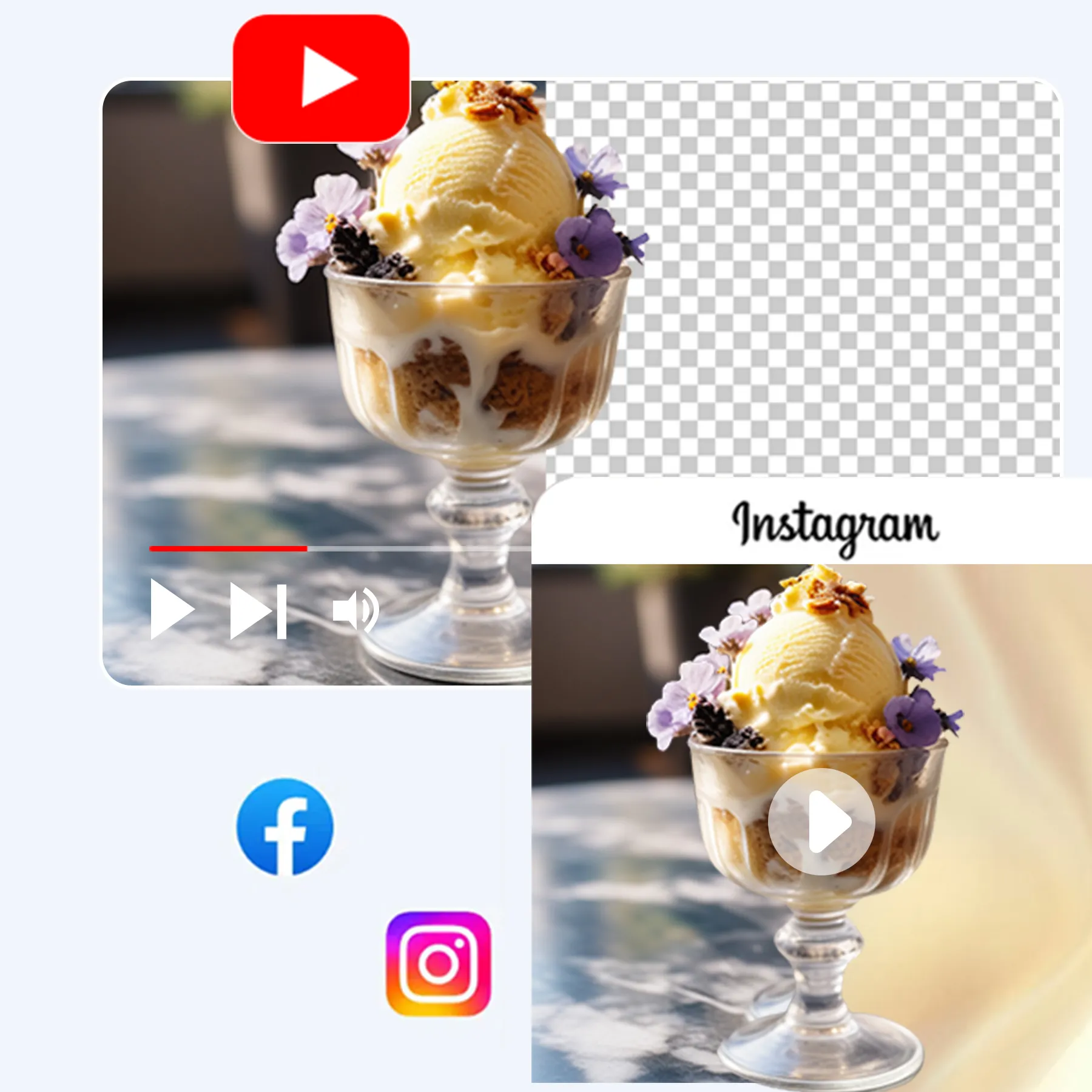 transparent video maker